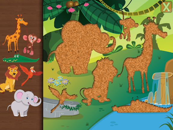 Animal Jigsaw Puzzle Toddlers Image