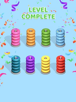 Hoop Stack - Color Hoop 3D screenshot
