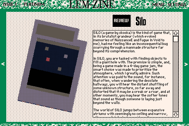 LEM-ZINE 1: PLATINUM Image