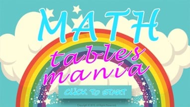 Math Tables Mania - Multiplications and Divisions Image