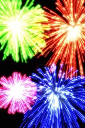 Real Fireworks Artwork Visualizer Free for iPhone and iPod Touch Image