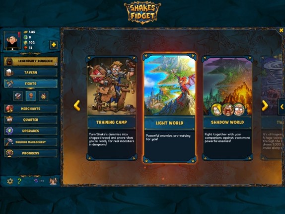 Shakes and Fidget: Idle RPG screenshot