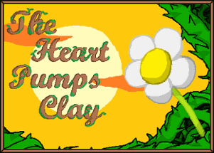 The Heart Pumps Clay Image