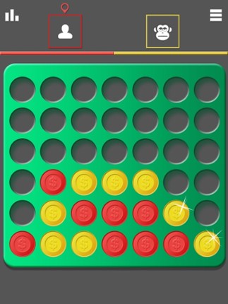 4 in a Row Multiplayer: Slide dot & Epic tribes in brakes online game screenshot