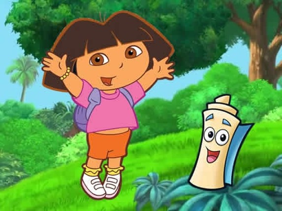 Dora Hidden Maps Game Cover