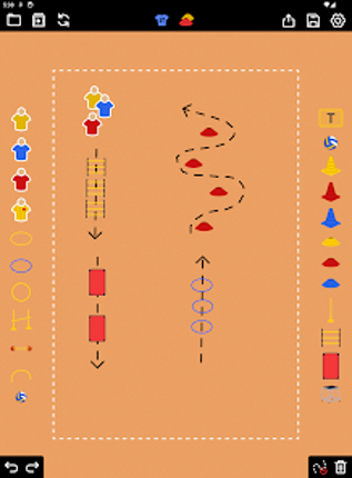 Coach Tactic Board: Volley Image