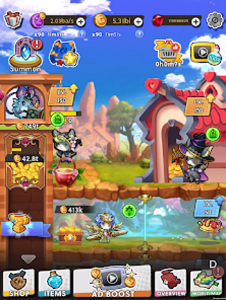 Idle Goddess Angels: Waifu RPG screenshot