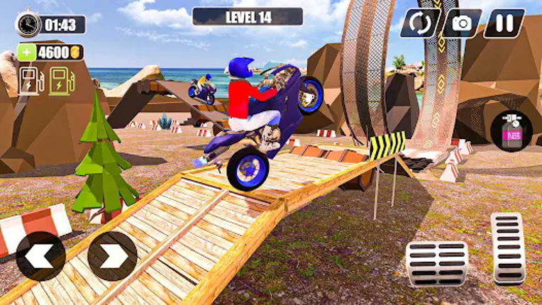 Mega Ramp Bike Racing Tracks screenshot
