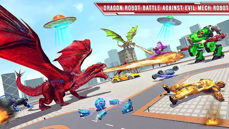 Dragon Robot Car Transform screenshot