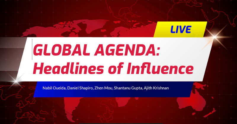 Global Agenda Headlines of Influence Image