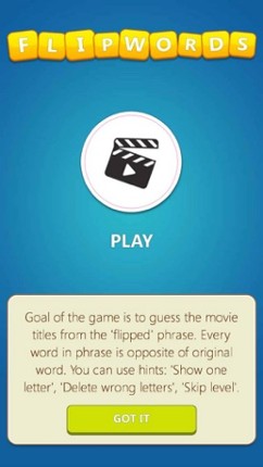Guess the Movie. Flipwords screenshot