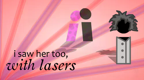 Games like i saw her too, with lasers