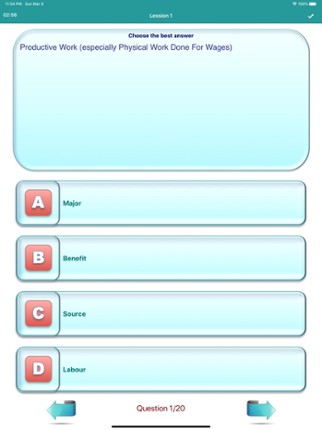 IELTS Vocabulary Test - Full Image