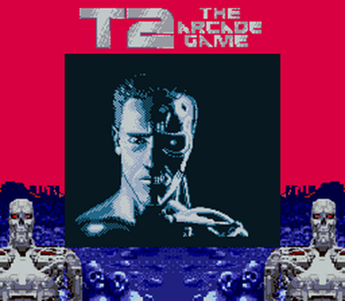 T2: The Arcade Game (ターミネーター2) SGB Enhanced (Super Game Boy) screenshot
