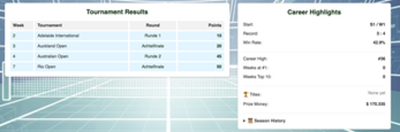 Tennis Manager 2025 (beta) screenshot