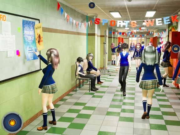 Anime High School Girl Sakura screenshot