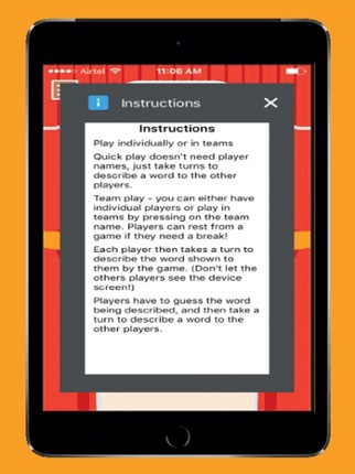 Charades party game Image