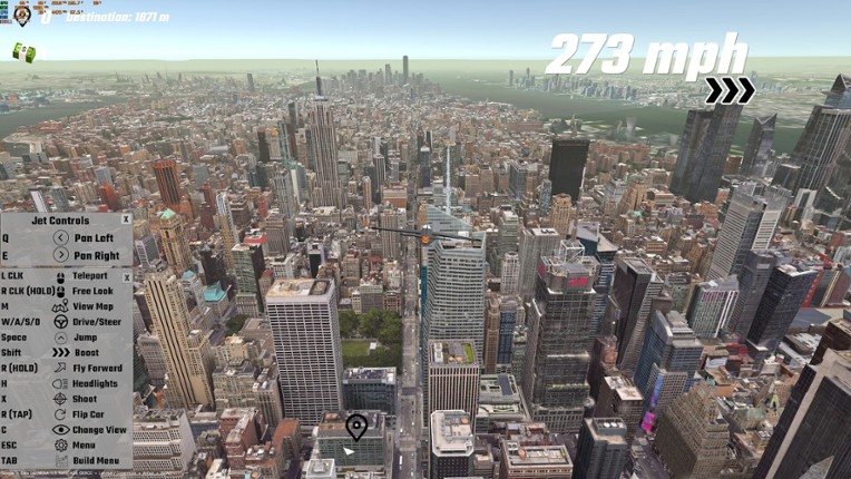 EarthKart: Google Maps Driving Simulator screenshot