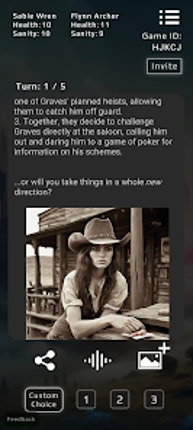 Infinite Adventure Sim: AI RPG Image