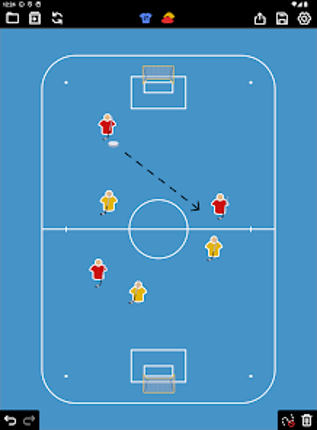 Coach Tactic Board: Hockey Image
