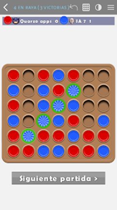 4 in a row screenshot