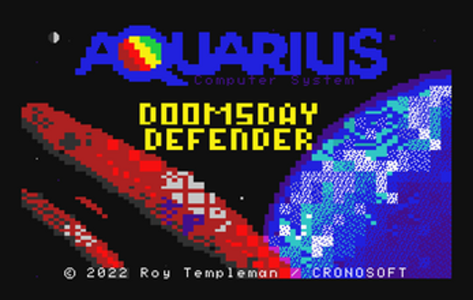 DOOMSDAY DEFENDER - Mattel Aquarius 16k screenshot