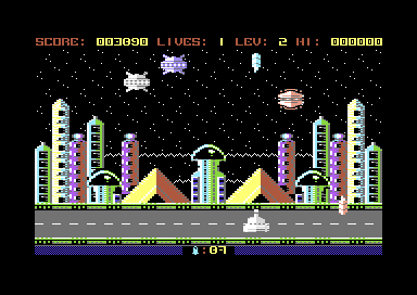 Games like Killer Saucers (Commodore 64)