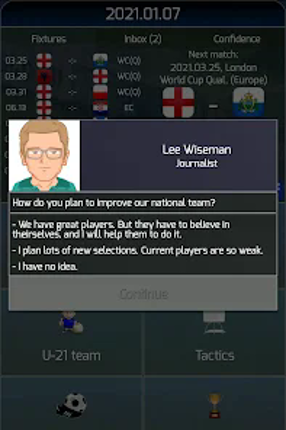 True Football National Manager screenshot