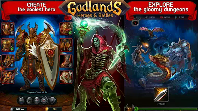 Godlands RPG - Fight for Thron screenshot