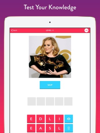 Guess The Music Artist - Free Quiz Game About Singers And Bands screenshot