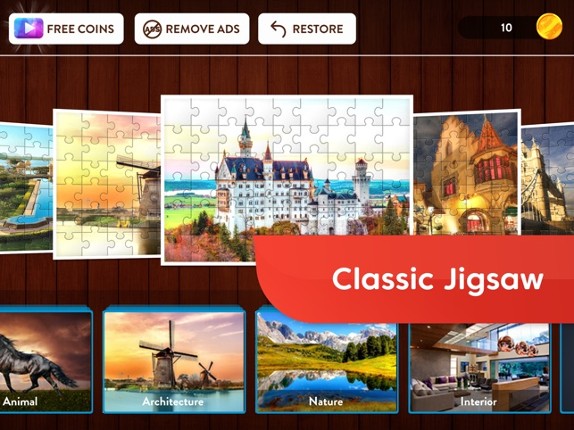 Jigsaw Puzzle Brain Games screenshot