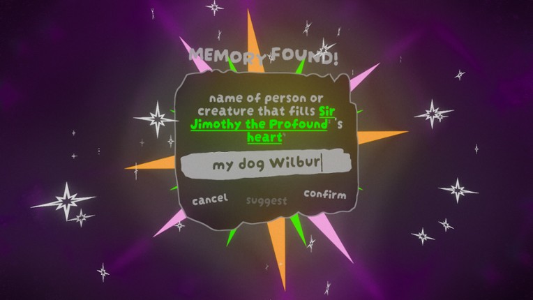 Nick¹s Recursive Videogame About Deciphering Word PuzzleS to Discover Your Identity and Redefine the Universe! screenshot