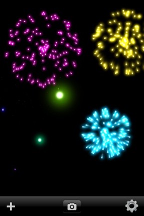Real Fireworks Artwork Visualizer Free for iPhone and iPod Touch screenshot