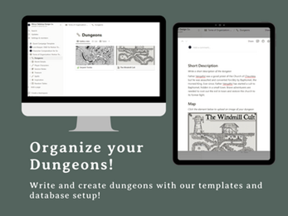 Tome of Organization Notion Template: Designed for Old-School Essentials Image