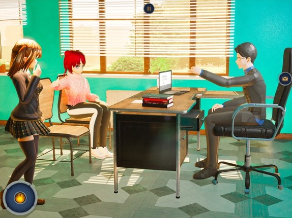 Anime High School Girl Sakura Image