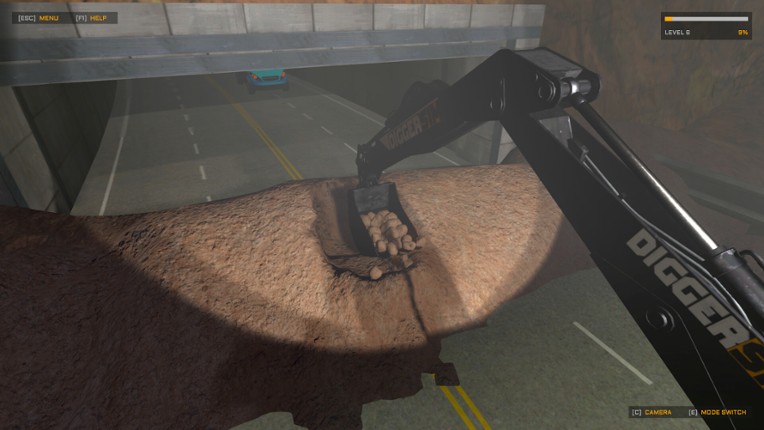 DiggerSim Excavator Simulator screenshot