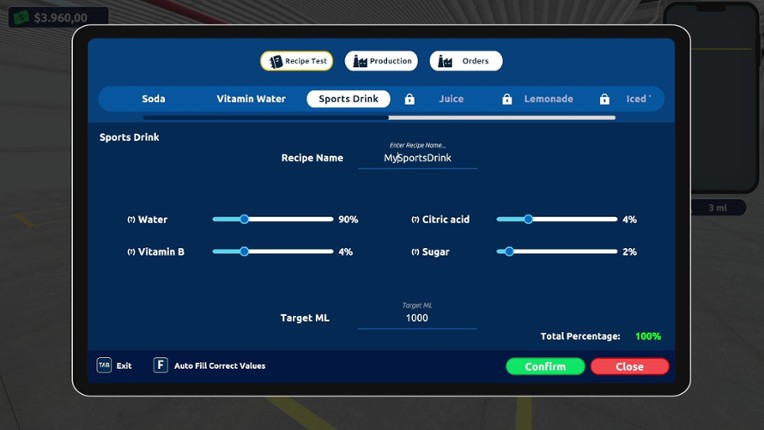 Drink Factory Simulator - Prologue screenshot