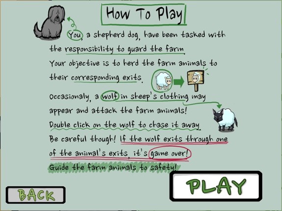 Farm Guard: Sheep Dog Edition screenshot