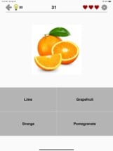 Fruit and Vegetables - Quiz Image