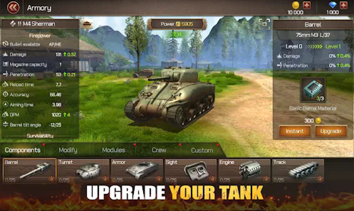 Armored Elite: 15v15 WWII Tank screenshot