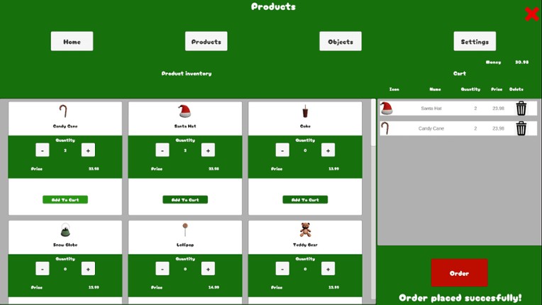 Christmas Market Shop Simulator screenshot