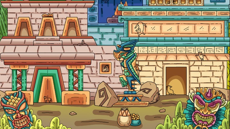 100 Aztec Cats screenshot