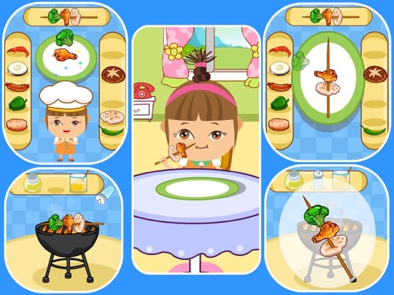 Barbecue Food Cooking Games screenshot