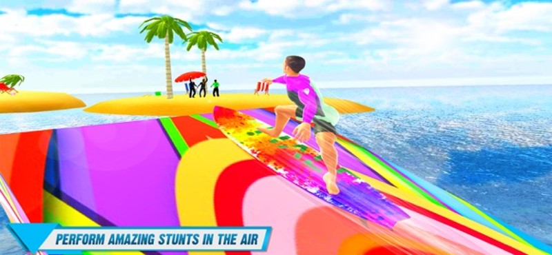 Beach Water Surfing Fun Race screenshot