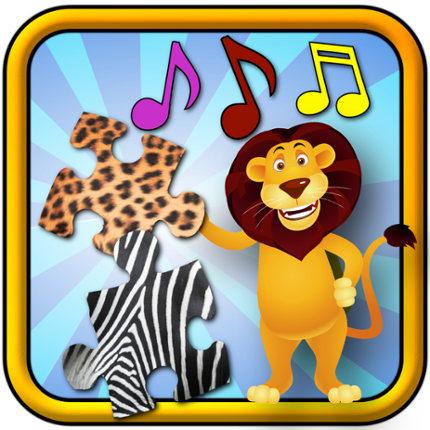 Children`s Animal Jigsaw Puzzles - educational young kids game teaches shapes and matching suitable for toddler and pre school boys and girls 3 + Image