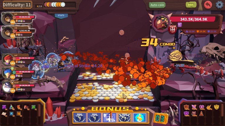 Coin Push RPG screenshot