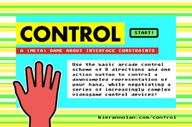 CONTROL - An experimental (meta) game about interface constraints Image