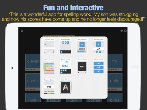 Fifth Grade Spelling Words screenshot