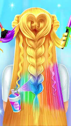 Braided Hair Salon MakeUp Game screenshot