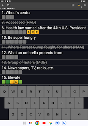 Classic Crosswords screenshot